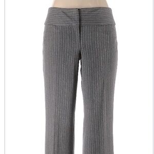 Express Editor pinstriped, herringbone slacks